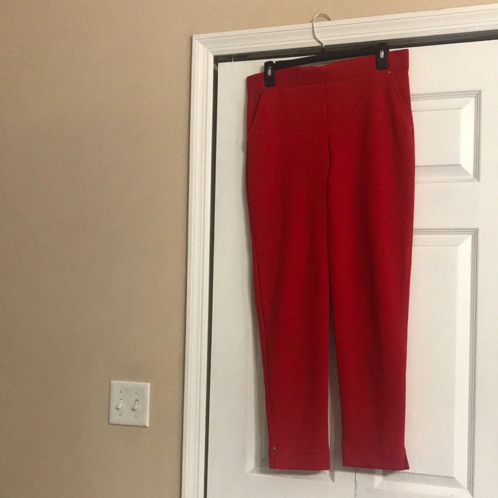 Dressy red pants